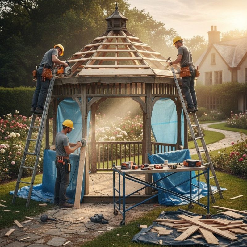Gazebo Cleaning