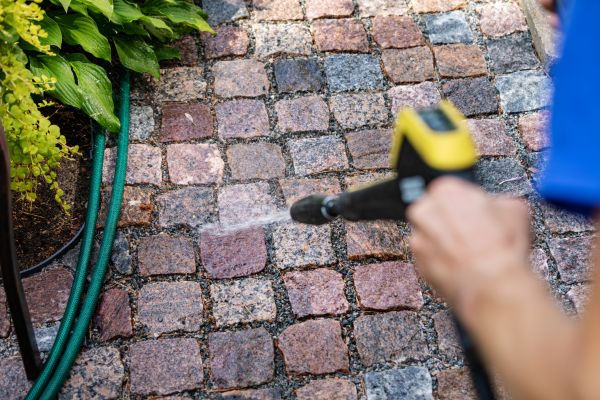Paver Sidewalk Cleaning in Annapolis