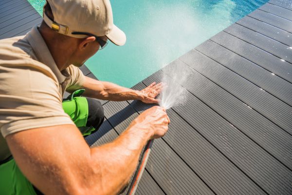 Pool Area Power Washing in Annapolis